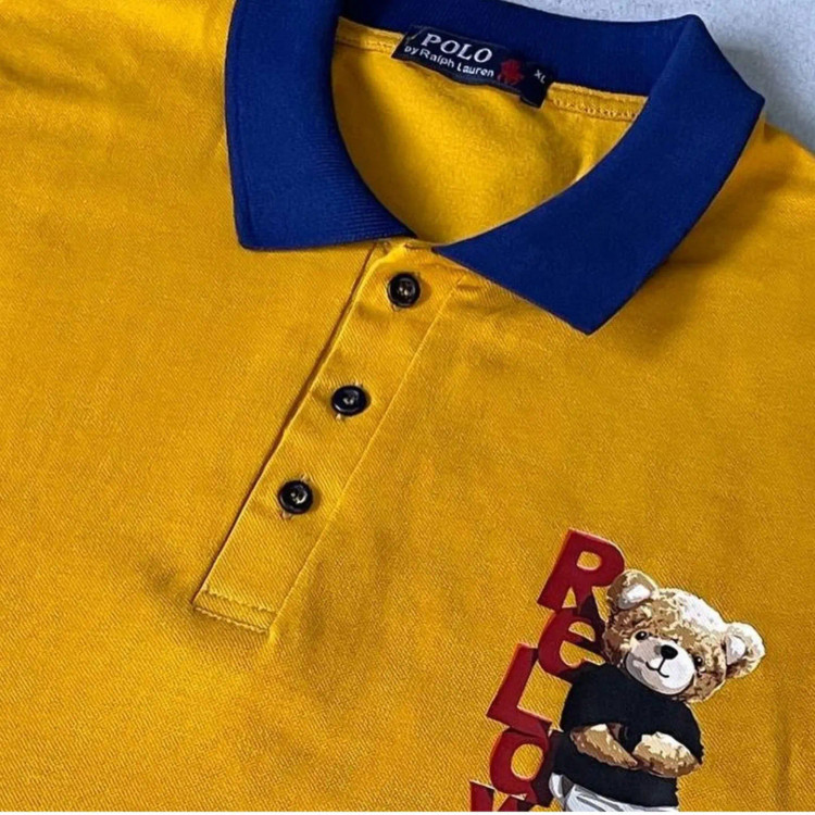 تیشرت جودون یقهدار چاپ teddy