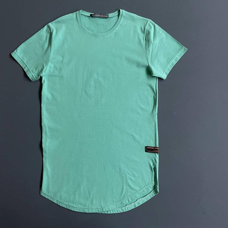 تیشرت پنبه یقه گرد ساده polo