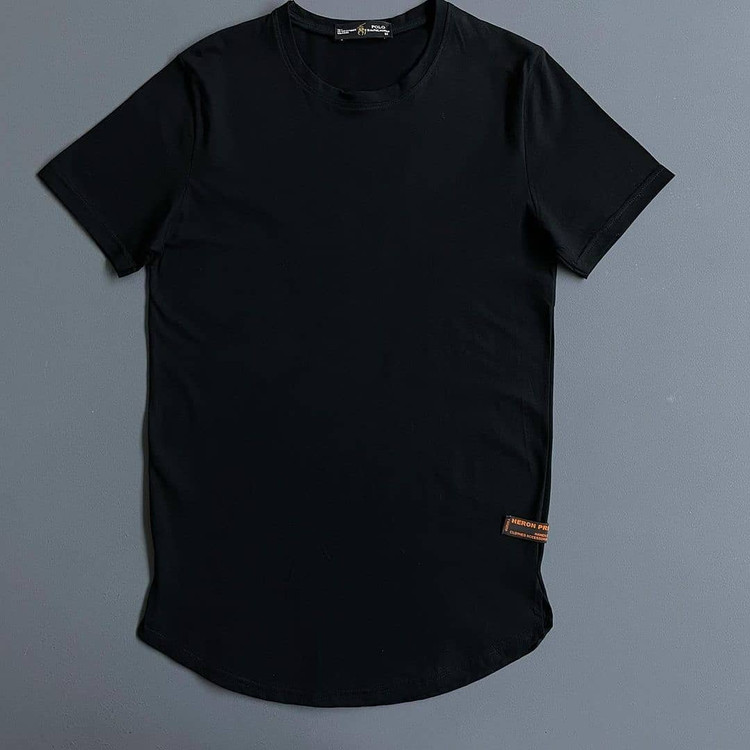 تیشرت پنبه یقه گرد ساده polo