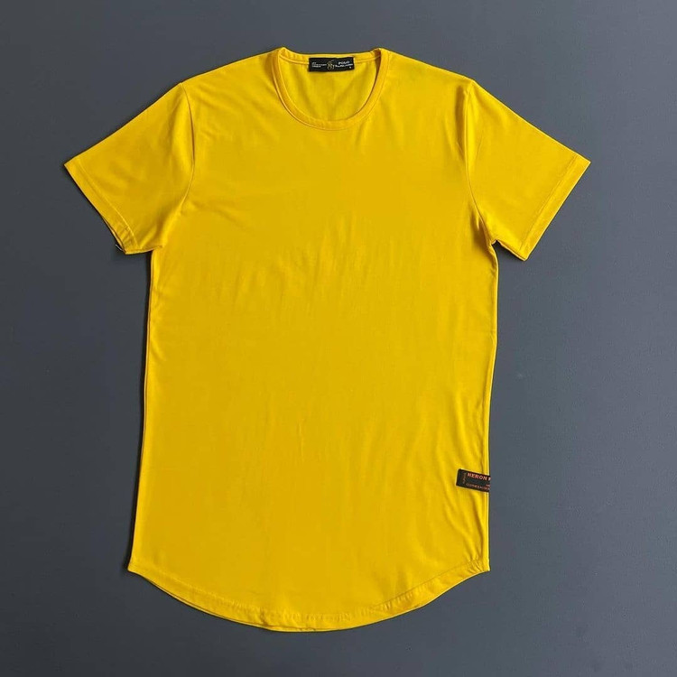 تیشرت پنبه یقه گرد ساده polo