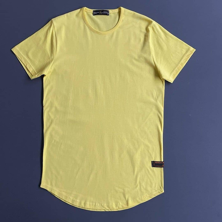 تیشرت پنبه یقه گرد ساده polo