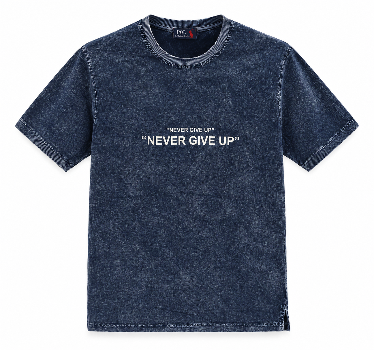 تیشرت جین سنگشور چاپ never give up